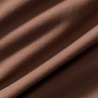 Cotton Contour Fold Over Shorts | Mocha