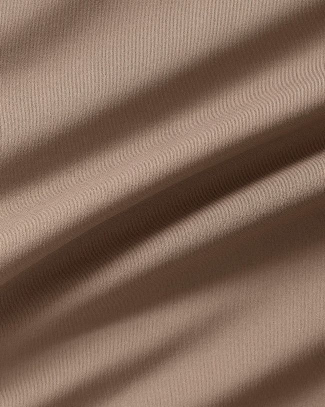 Essential Cropped Short Sleeve Tee | Taupe Grey