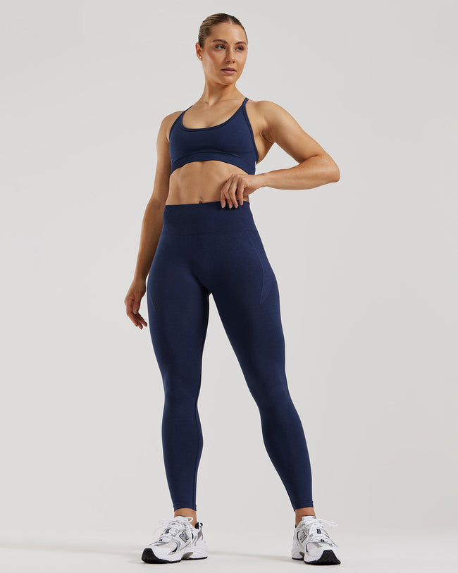 Define 2.0 High Waist Scrunch Leggings | Sapphire Blue