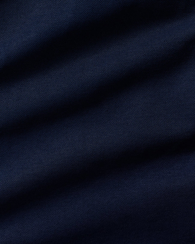 Power Mock Neck Long Sleeve Top | Sapphire Blue