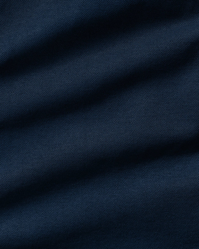 Power Long Sleeve Crop Top | True Navy