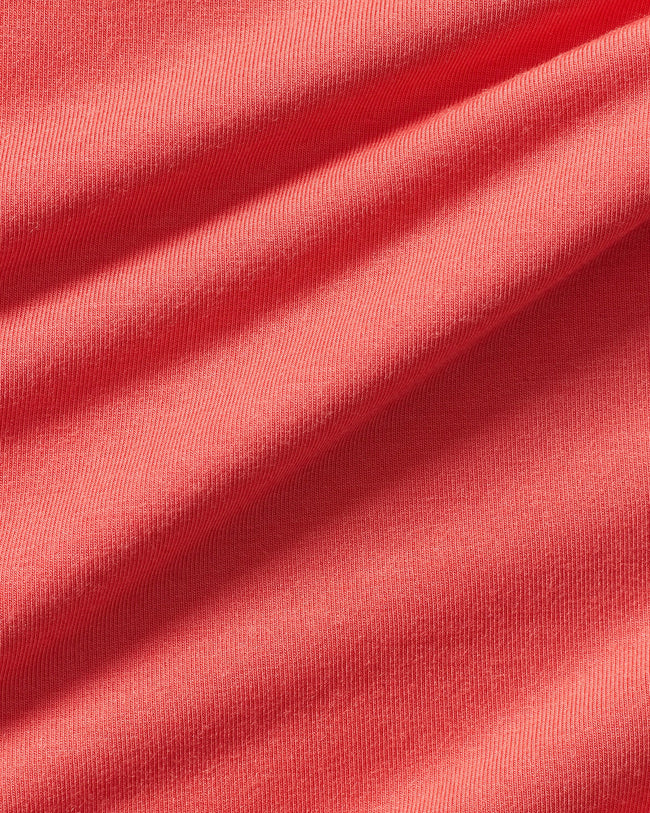 Smooth Contour Midi Short Sleeve T-Shirt | Sunlit Coral