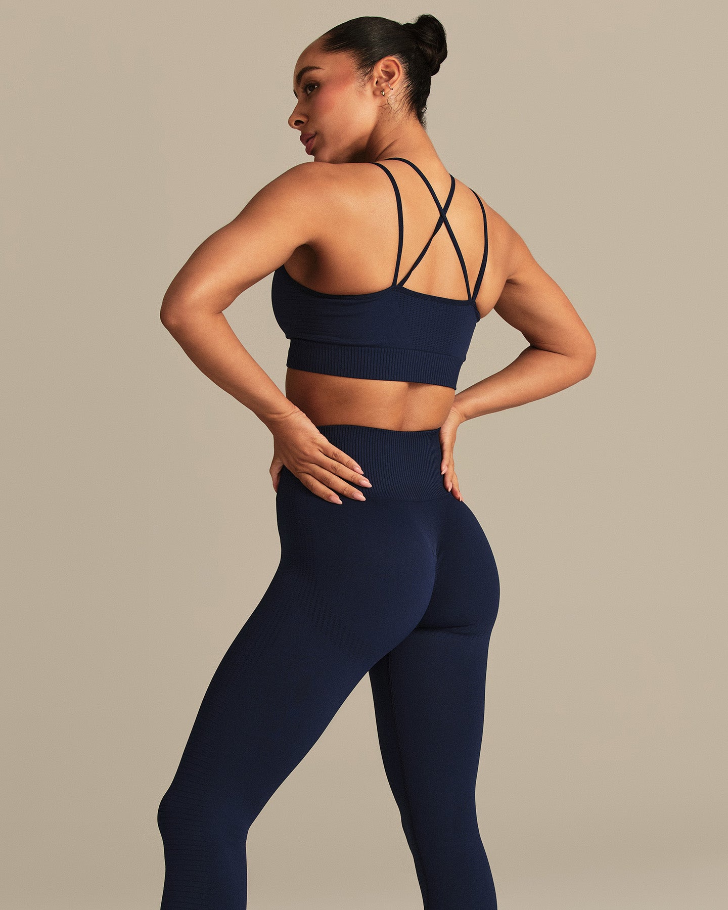 Power High Waist Scrunch Leggings | Sapphire Blue