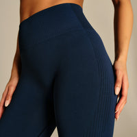 Power Enhanced High Waist Leggings | True Navy