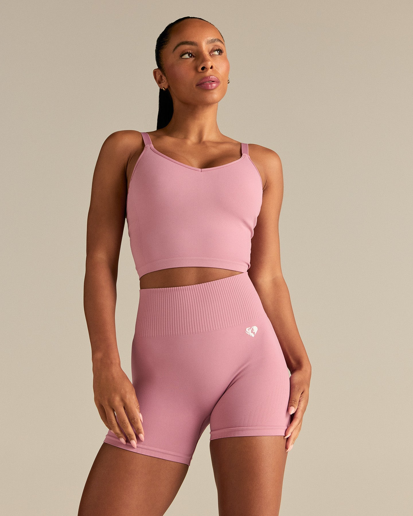 Power Built-In Bra Tank | Blush Pink