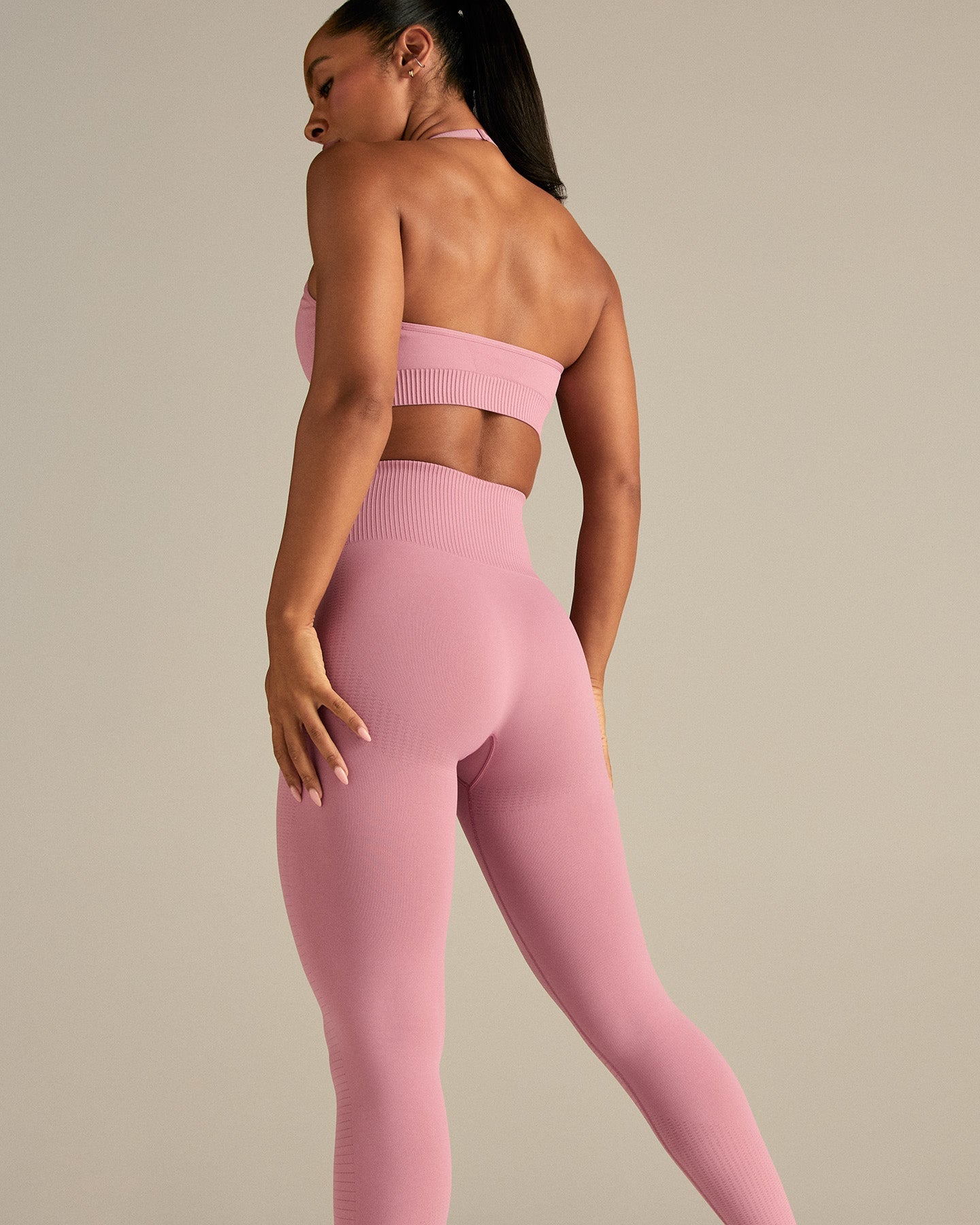 Power High Waist Leggings | Blush Pink