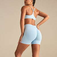 Emphasize V-Neck Bra | Blue Haze