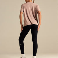Comfort Oversized Hook Up T-Shirt | Mauve Taupe