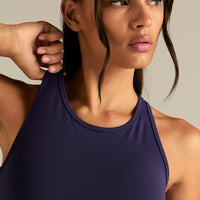 Essential Crop Tank Top | Mystic Purple