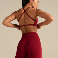 Define 2.0 Cross Back Bra | True Red
