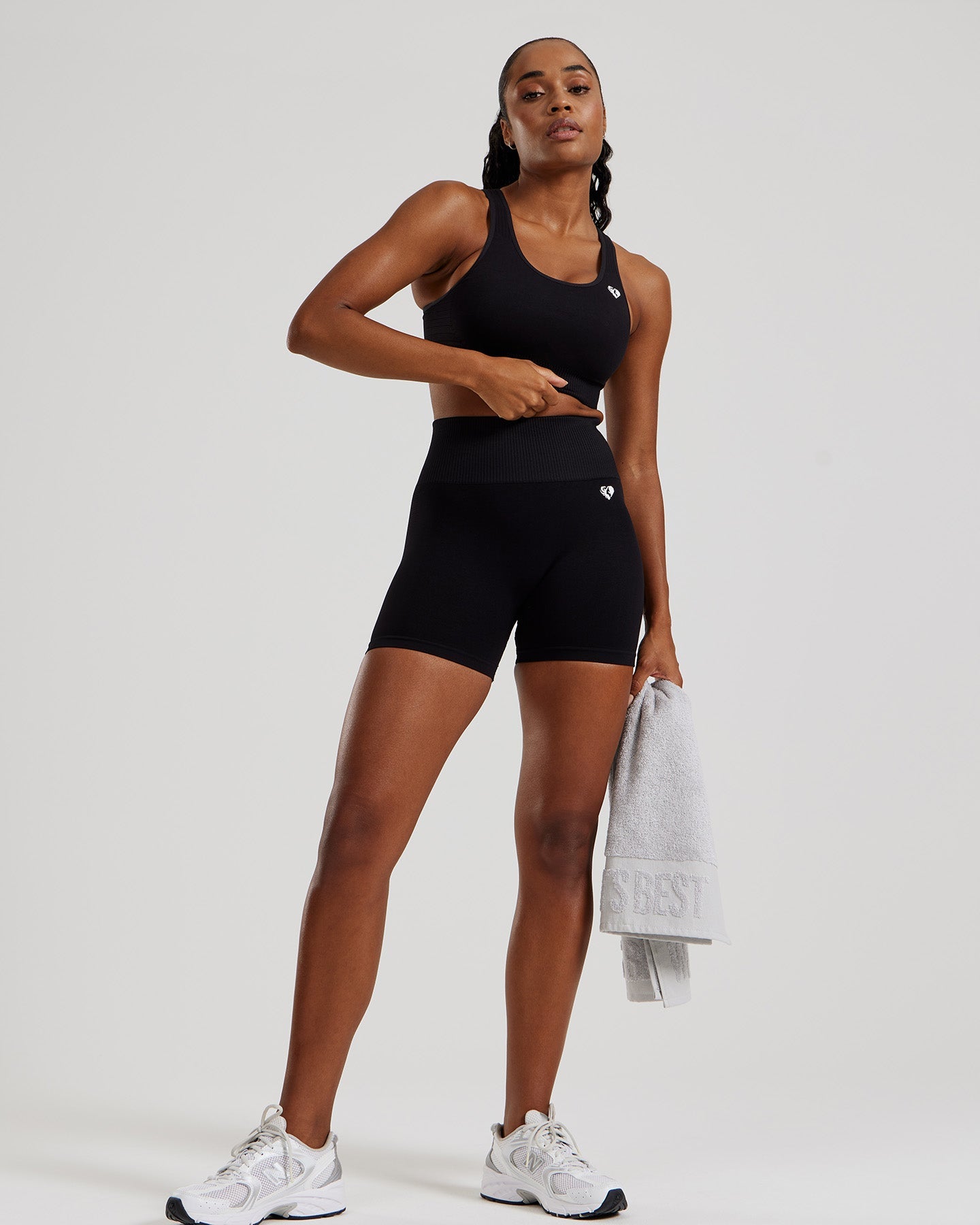 Power Adjustable Sports Bra | Black