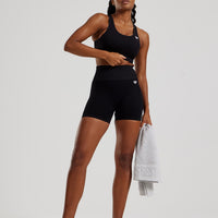 Power Adjustable Sports Bra | Black