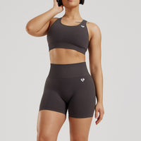 Power Adjustable Sports Bra | Graphite