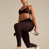 Define 2.0 High Waist Scrunch Leggings | Cafe Noir