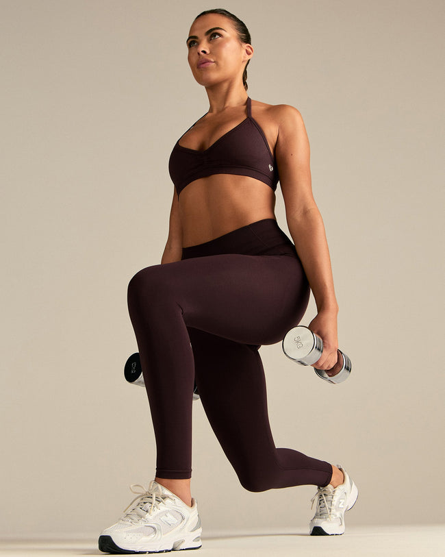 Define 2.0 High Waist Scrunch Leggings | Cafe Noir