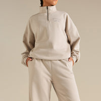 Comfort Cozy Straight Leg Joggers | Stone