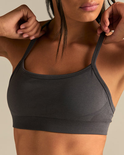 Define 2.0 Racer Back Bra | Graphite
