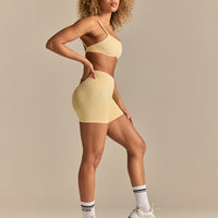 Emphasize Mid Waist 5" Shorts | Buttercup