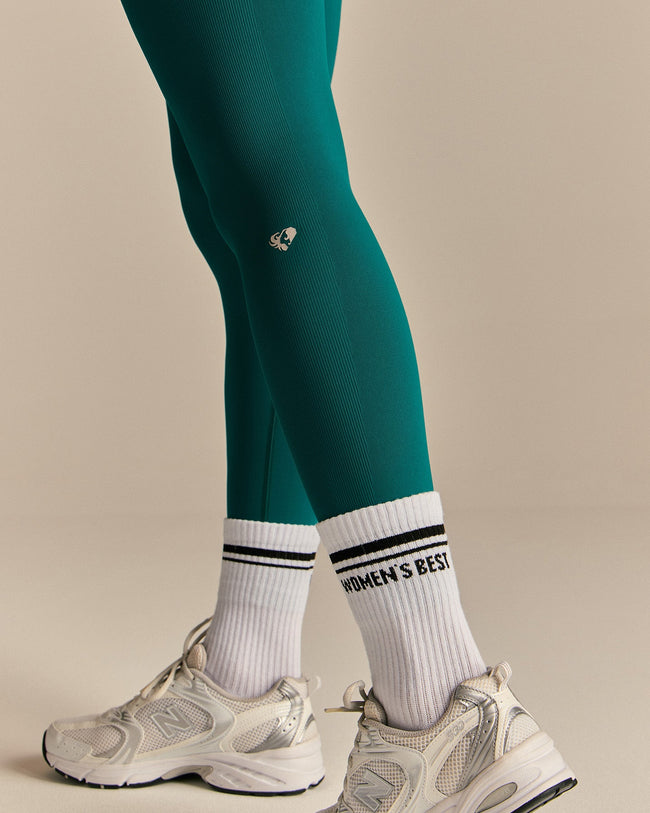 Emphasize Mid Waist Leggings | Eden Green