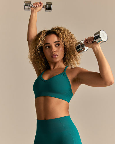 Define 2.0 Halter Neck Bra | Eden Green