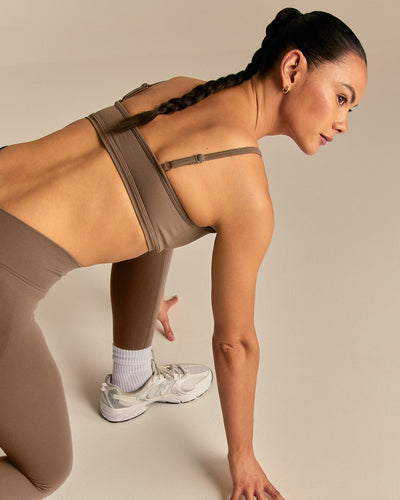 Emphasize Peek-A-Boo Bra | Milk Chocolate