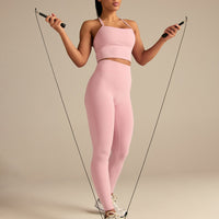 Essential High Waist Leggings | Sweet Pink