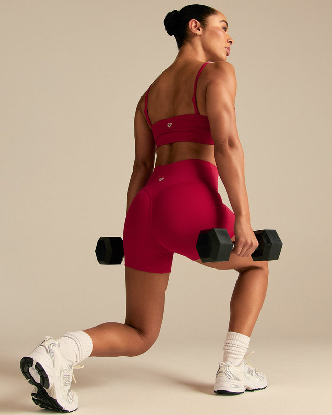 Essential High Waist Shorts | Strawberry Kiss