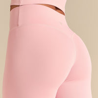 Essential High Waist Capri Leggings | Sweet Pink