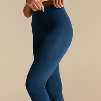 Essential High Waist Capri Leggings | True Navy