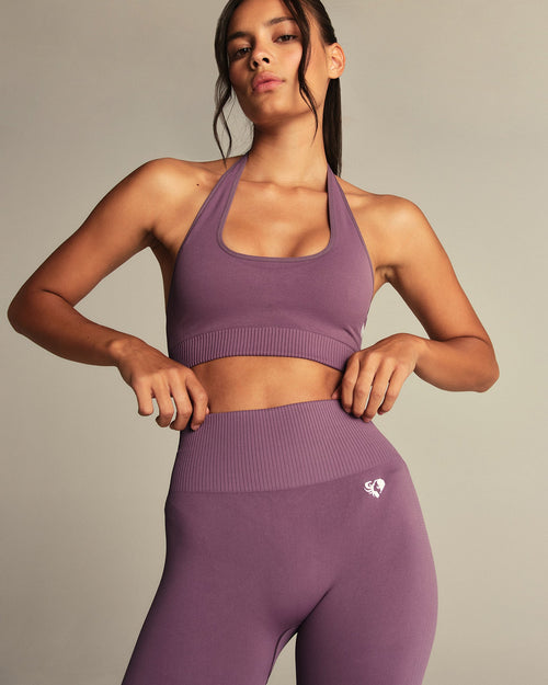 Power High Waist Scrunch Leggings | Dusk Plum