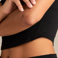 Cotton Contour Short Sleeve T-Shirt | Black