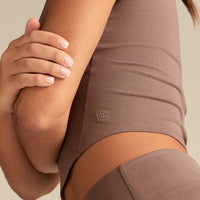 Cotton Contour Short Sleeve T-Shirt | Mocha