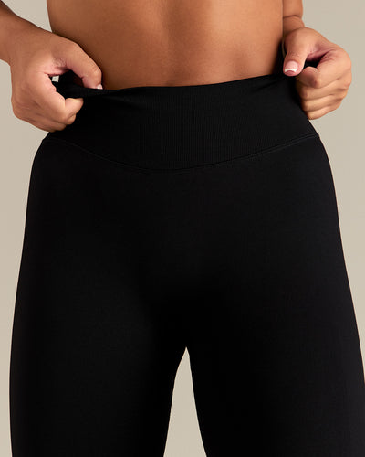 Emphasize Mid Waist Leggings | Black