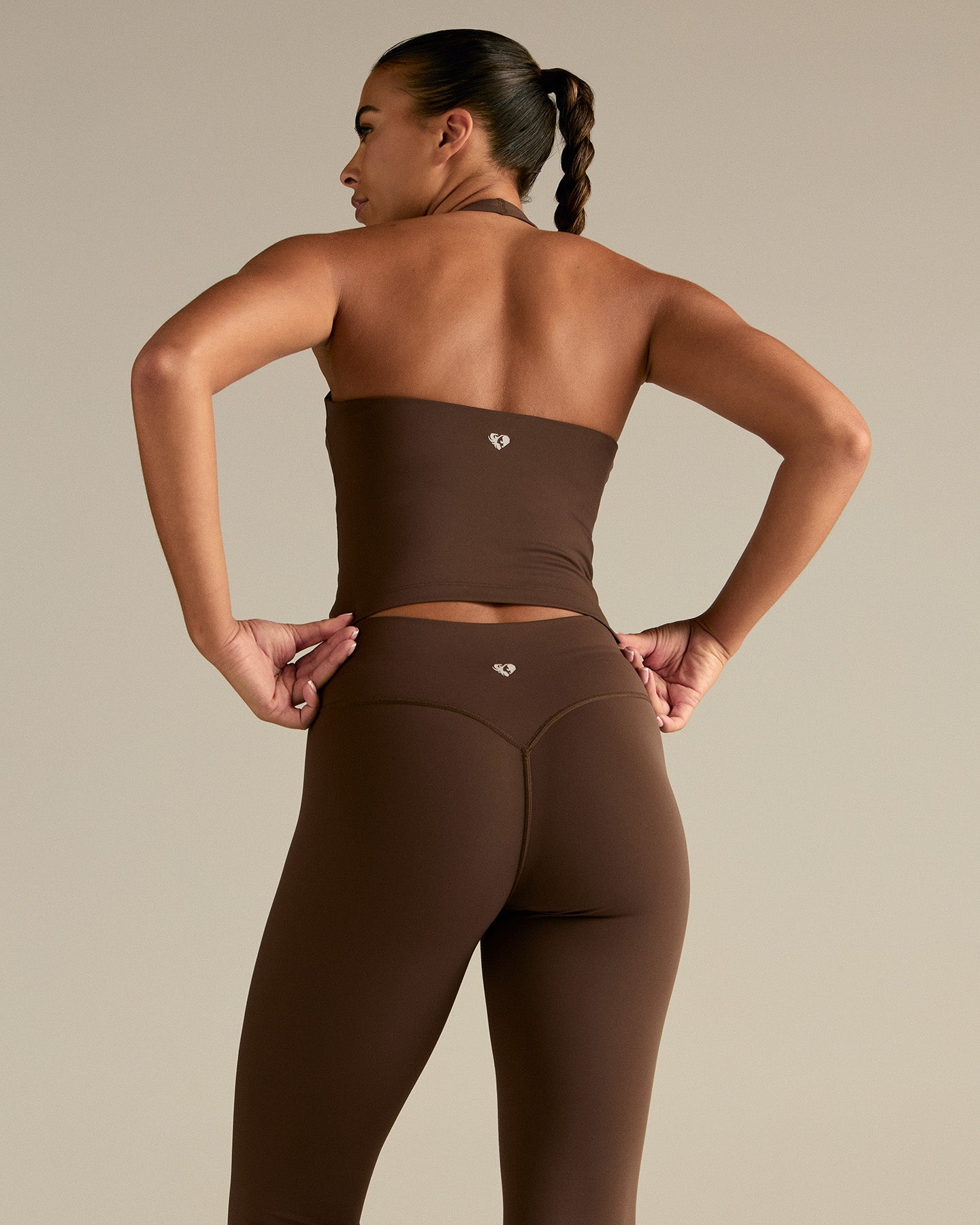 Essential Halter Tank | Cocoa