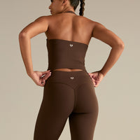 Essential Halter Tank | Cocoa