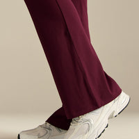 Essential High Waist Flared Leggings | Merlot