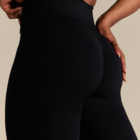 Power High Waist Scrunch Leggings | Black