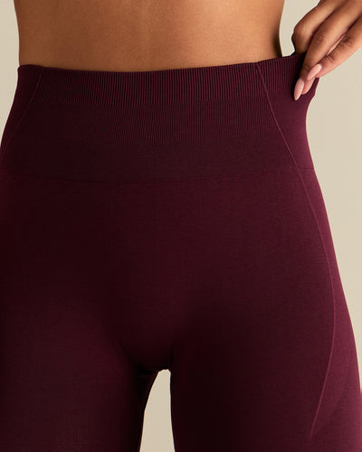 Define 2.0 High Waist Scrunch Leggings | Merlot