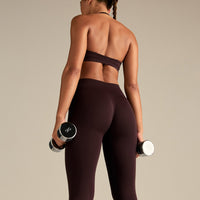 Define 2.0 Scrunch V-Neck Bra | Cafe Noir