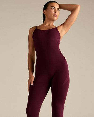 Define 2.0 Scrunch Adjustable Unitard | Merlot