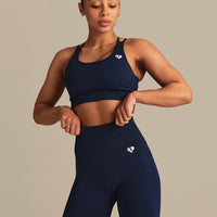 Power High Waist Scrunch Leggings | Sapphire Blue