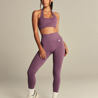 Power High Waist Scrunch Leggings | Dusk Plum