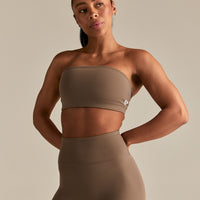 Essential Twist Back Bandeau Bra | Caribou