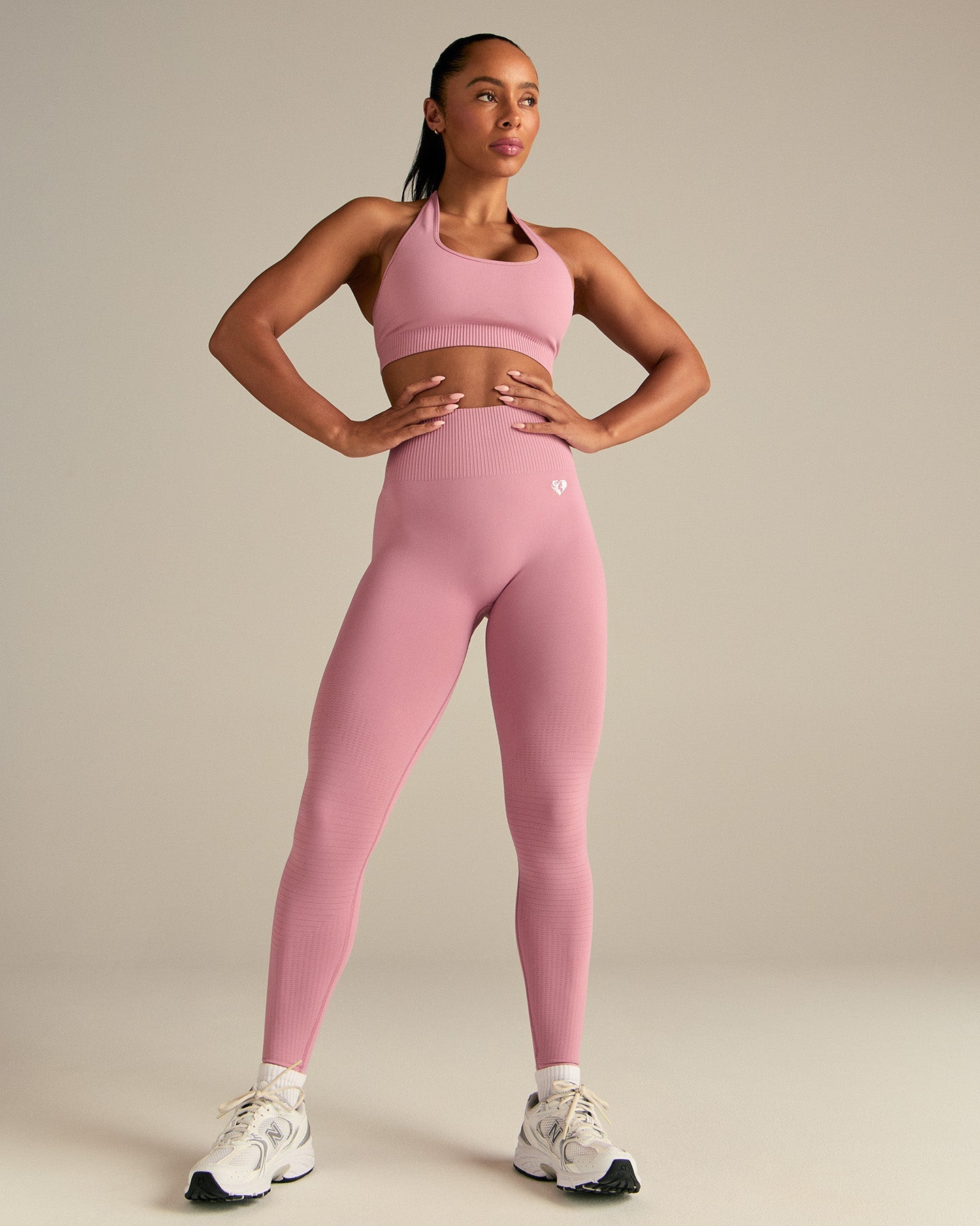 Power High Waist Leggings | Blush Pink