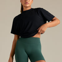 Comfort Oversized Hook Up T-Shirt | Midnight Black