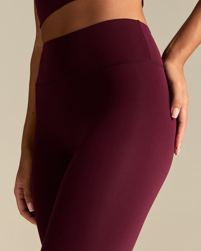 Essential High Waist Leggings | Merlot