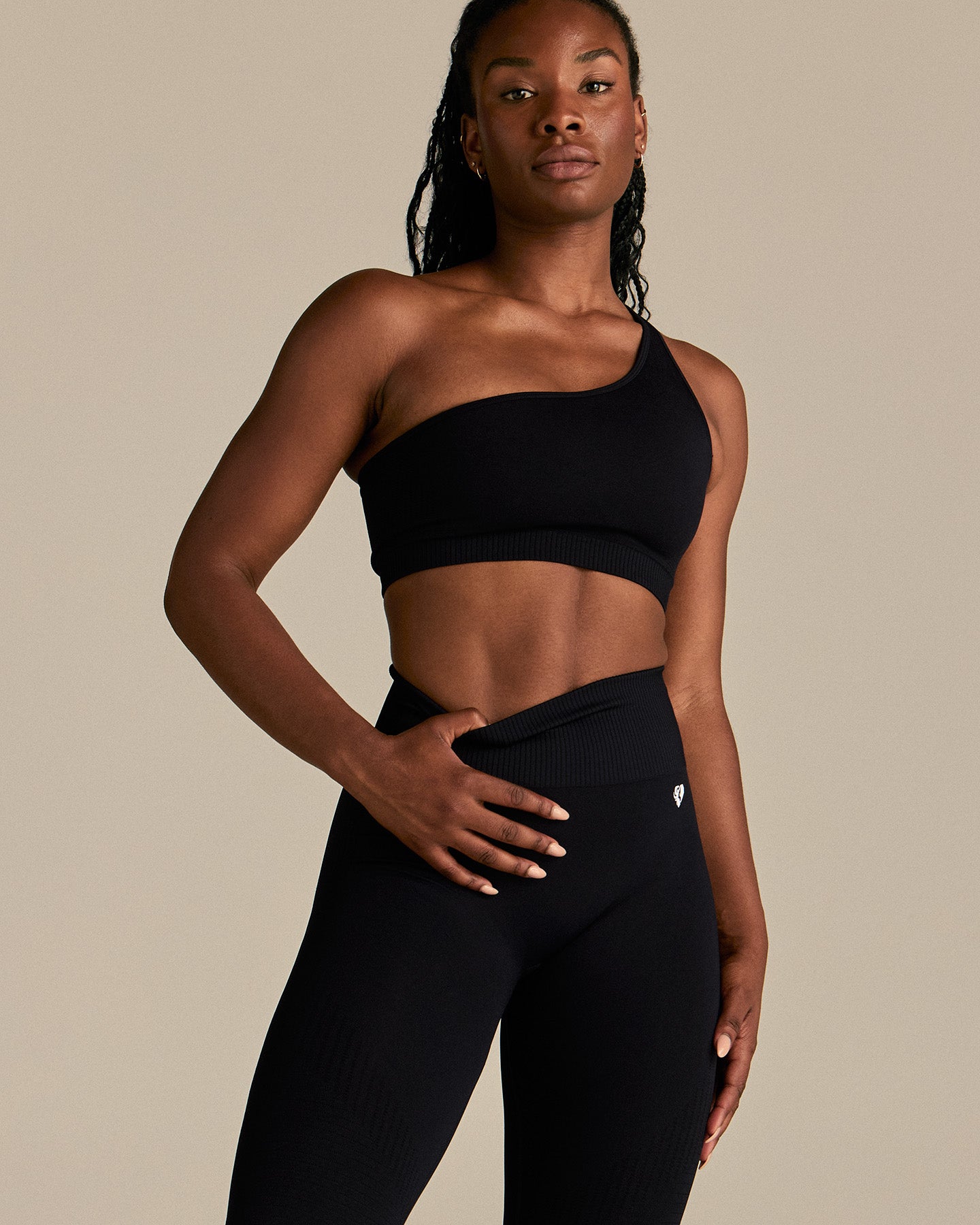 Power High Waist Scrunch Leggings | Black