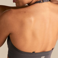 Define 2.0 Halter Neck Bra | Slate Grey