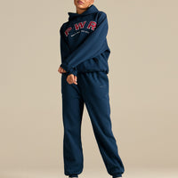 Comfort Oversized PWR Hoodie | True Navy