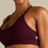 Define 2.0 Cross Back Bra | Merlot